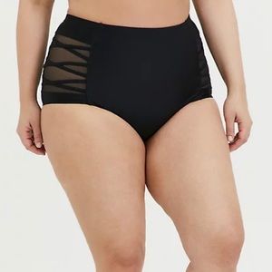 🔥NEW🔥 Torrid Lattice High Waisted Swim Bottoms